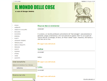 Tablet Screenshot of ilmondodellecose.it